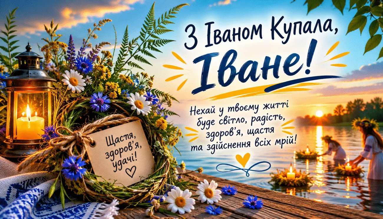 Ніч Івана Купала 2026: що за свято і як привітати