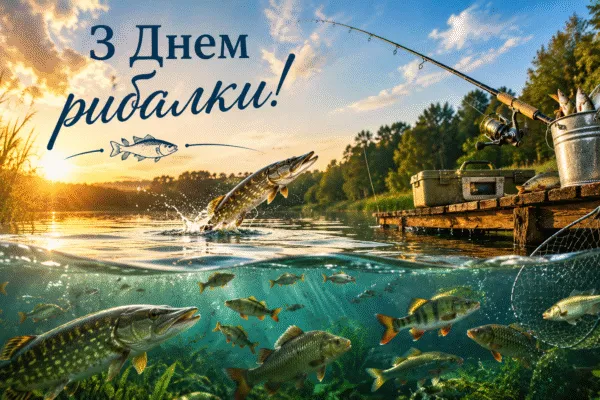 День рибалки 2026: привітання для справжніх рибалок і гарні листівки
