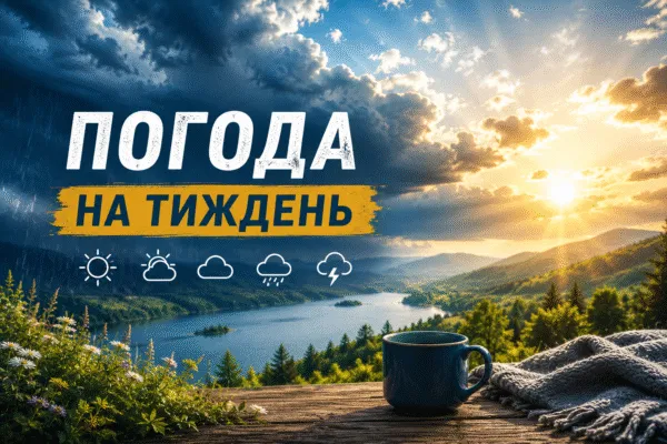 Погода в Конотопі на тиждень: прогноз з 20 по 26 липня — гроза в понеділок і різке похолодання