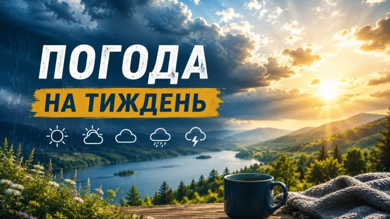 Погода в Конотопі на тиждень: прогноз з 20 по 26 липня — гроза в понеділок і різке похолодання