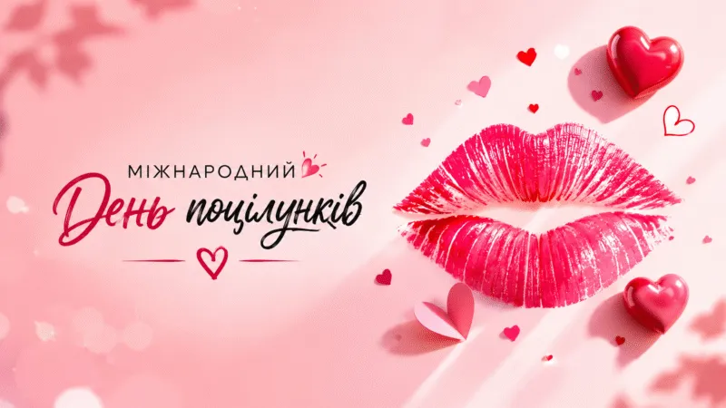 6 липня — День поцілунків 2026: 5 фактів про поцілунок які вас здивують і красиві листівки