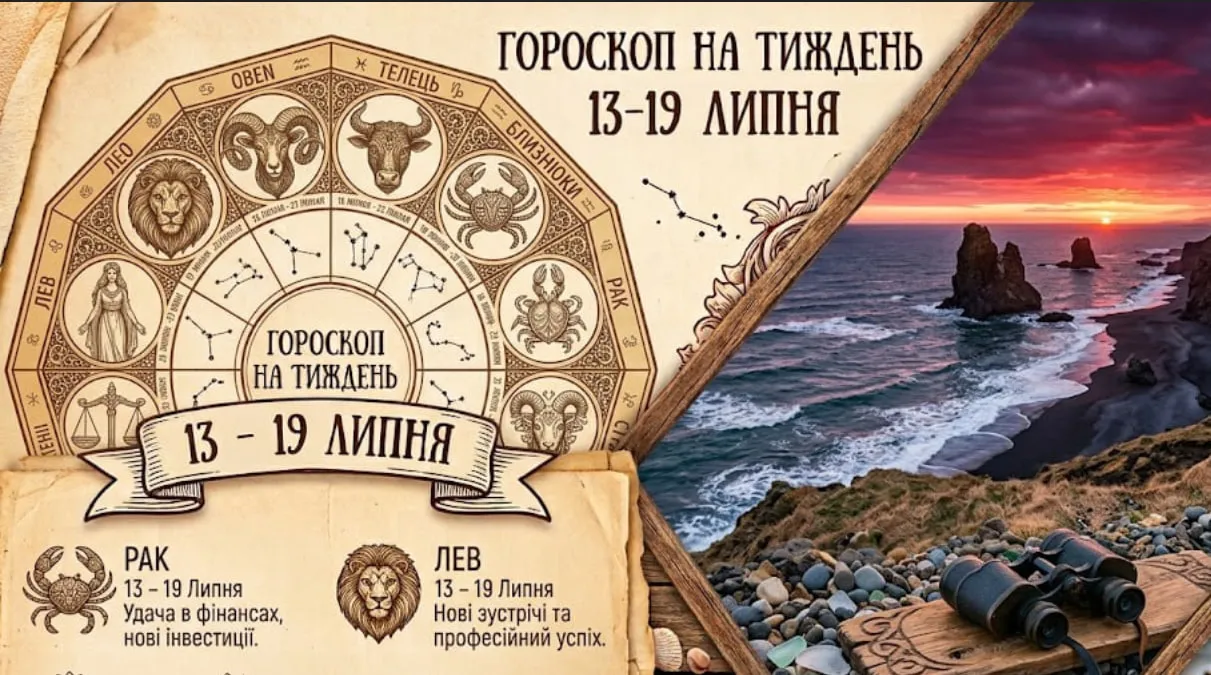 Гороскоп на тиждень 13-19 липня: гроші, кохання і здоров'я під молодиком у Раку