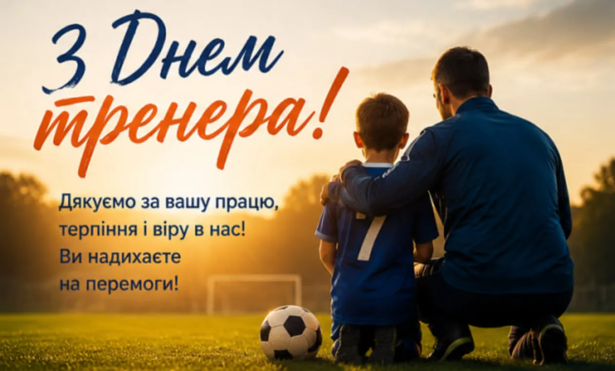 З Днем тренера 2026: найкращі привітання та листівки для наставника