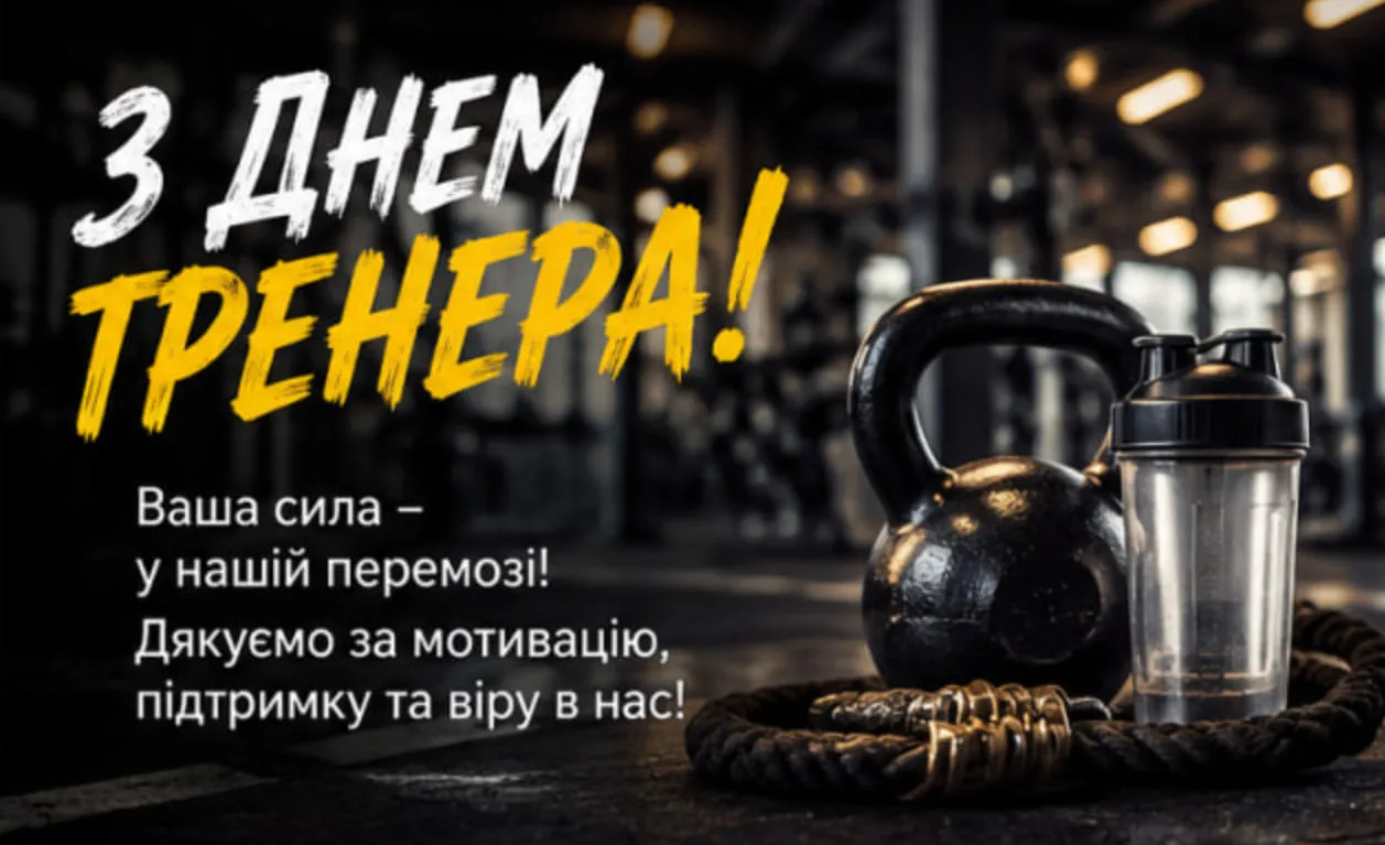 привітання тренеру від учня день тренера 2026