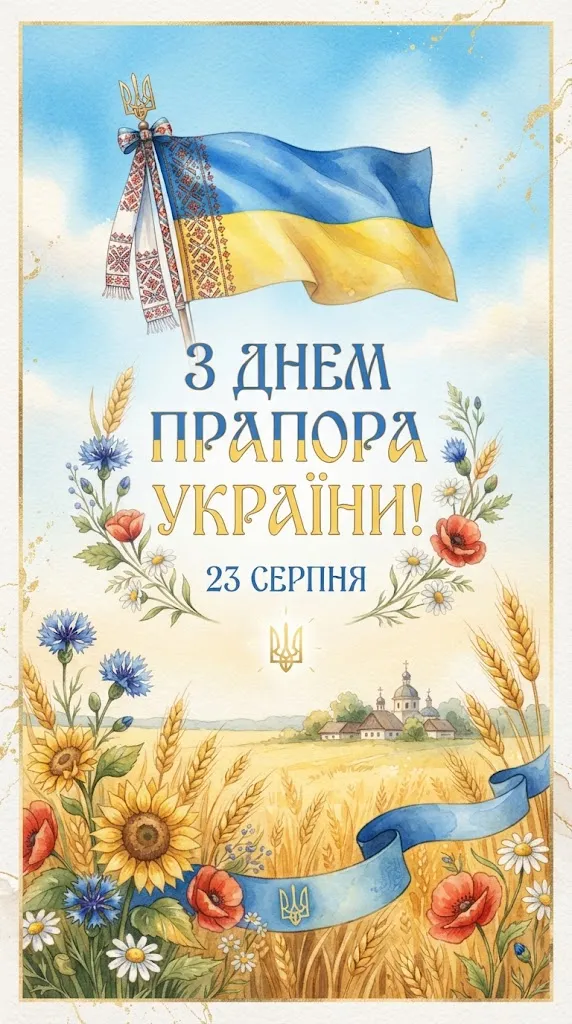 День прапора України 2026: привітання, красиві листівки та правила, про які мало хто знає