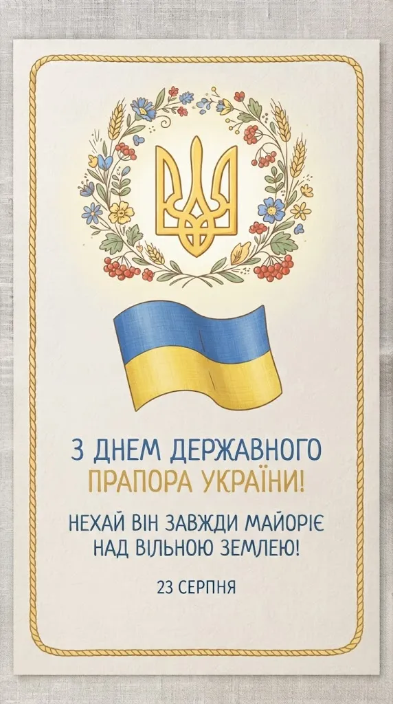 День прапора України 2026: привітання, красиві листівки та правила, про які мало хто знає