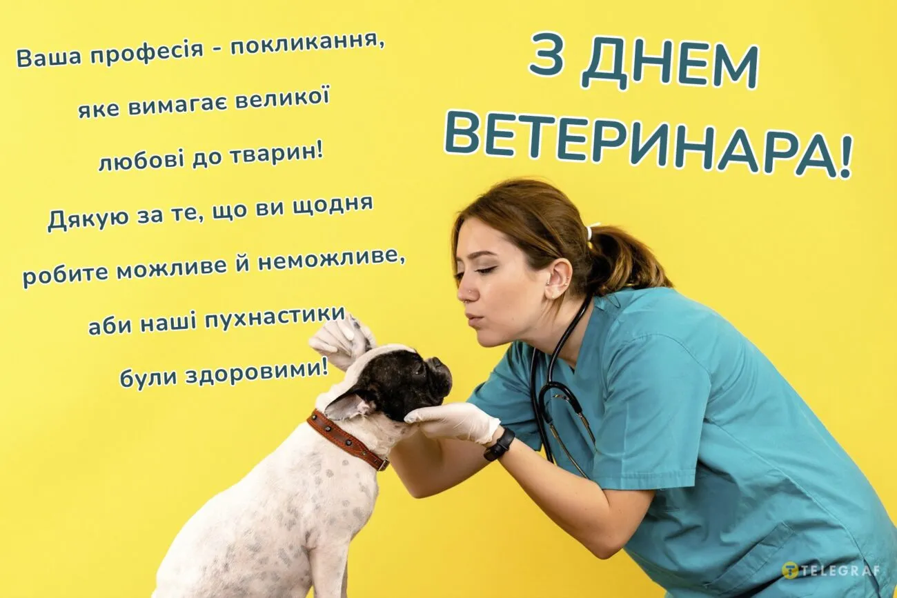 День ветеринара 2026: теплі привітання від власників хвостатих та красиві листівки