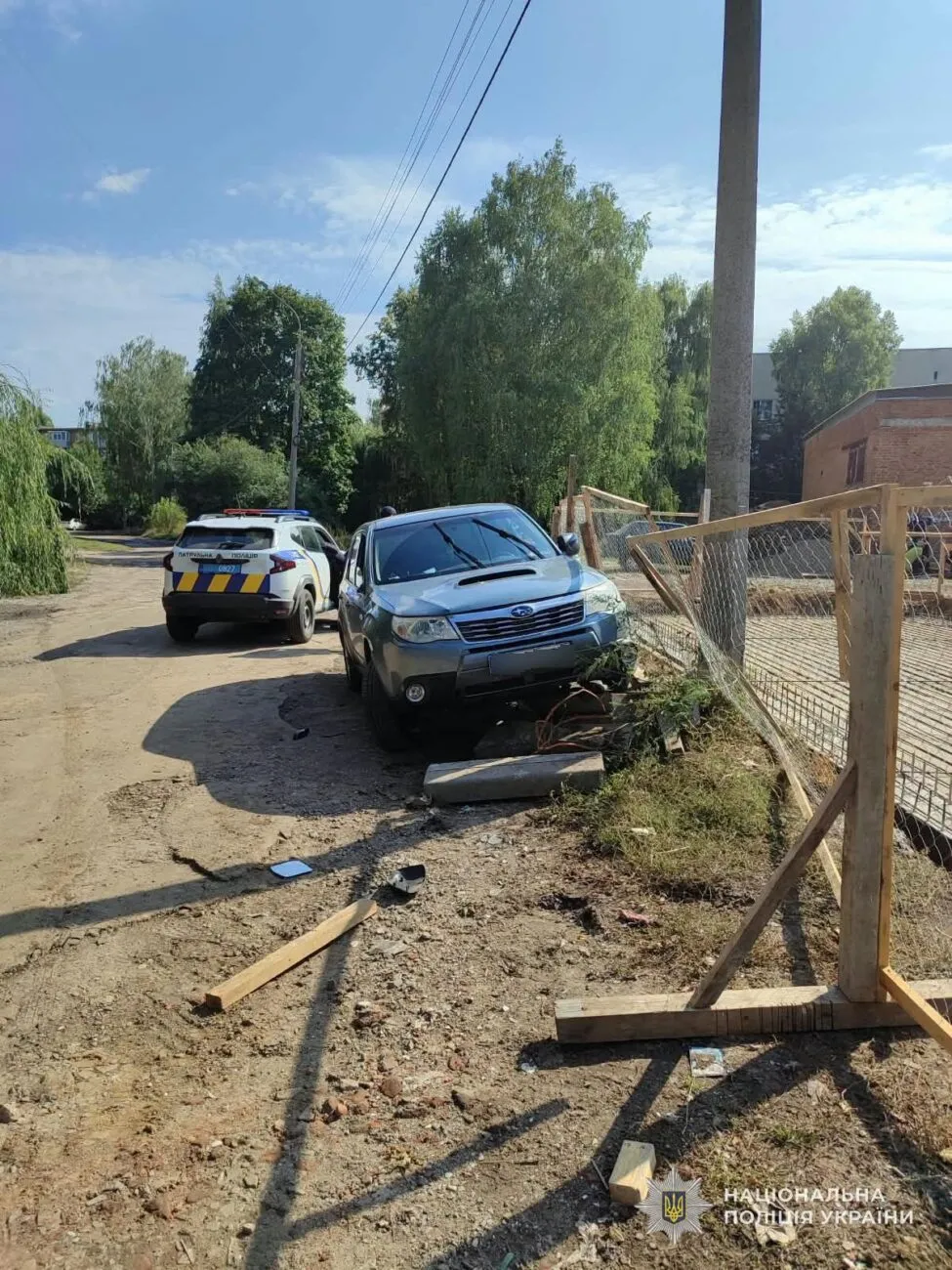 В Сумах затримали п'яного водія, який травмував матір з дитиною