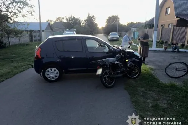На Конотопщині в ДТП травмувався неповнолітній мотоцикліст