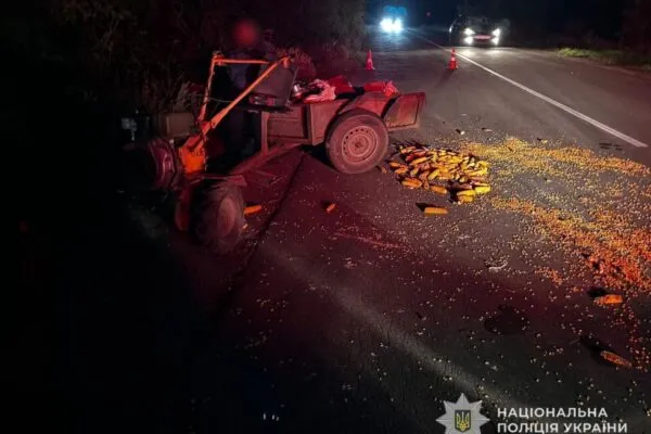 На Конотопщині водій мотоблока травмувався внаслідок ДТП