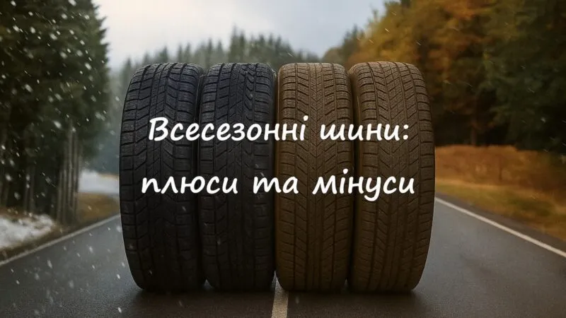 Всесезонні шини – оптимальна альтернатива чи компроміс з ризиками для безпеки