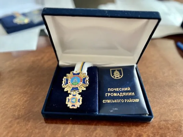 Секретар Сумської міськради став почесним громадянином Сумського району